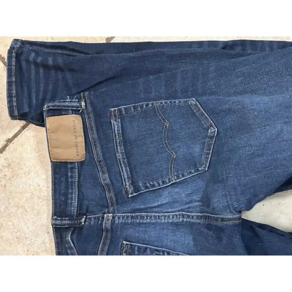 American Eagle Jeans Men 29x30 Blue Denim Next Level Airflex Slim Fit Skinny Leg